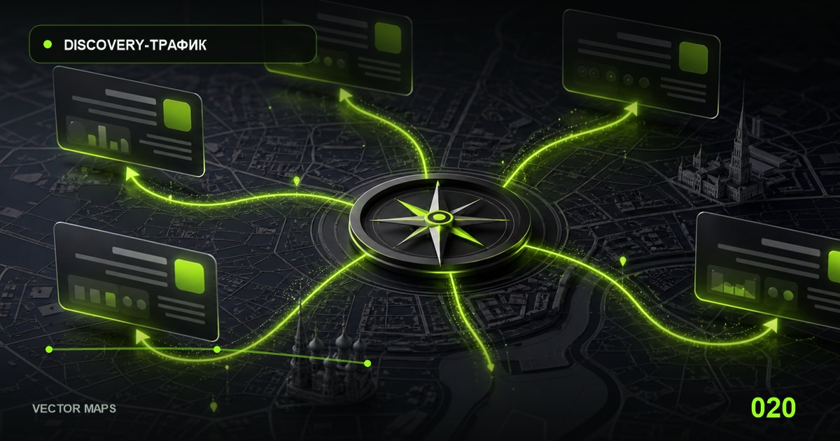 Авторская иллюстрация Vector Maps к материалу «Аудит качества дискавери-трафика»