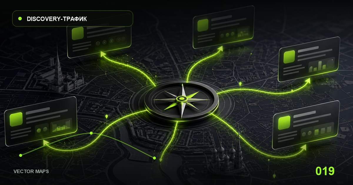 Авторская иллюстрация Vector Maps к материалу «дискавери-трафик при выходе в новый регион»